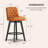 Swivel Upholstered 30'' Counter Stool Wood Leg-93801830-93801834-124606442