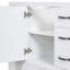 Meuble-lavabo simple 36 po avec lavabo blanc