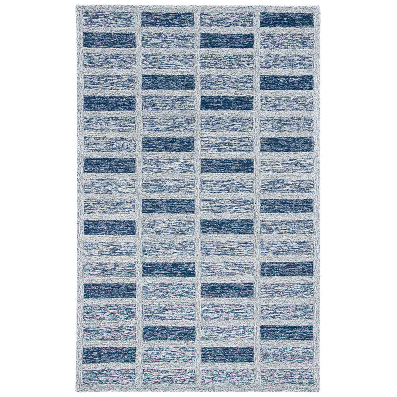 Cipriani Hand Tufted Wool Geometric Rug, Rectangle 8' x 10'