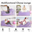  Chaise de yoga 2 en 1 pliable avec housse amovible lavable, méridienne ergonomique et banc de lit pour Home Studio-1974441815