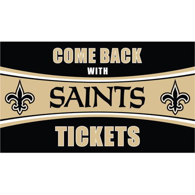 Come Back with Tickets PVC Doormat
