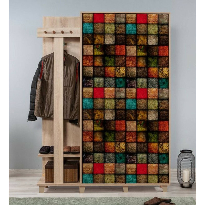 Silverview 135 cm W Hall Tree with Shoe Storage