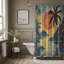 Rideau de douche standard 1 pièce Classic Hawaiian Dusk-665348052