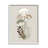 Soft Mushrooms on Gray Floater Frame Print on Canvas-97262532-97262531