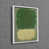 White Floater Framed