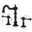 8 In. Widespread Double Handle 3 Hole Bathroom Faucet-107925104