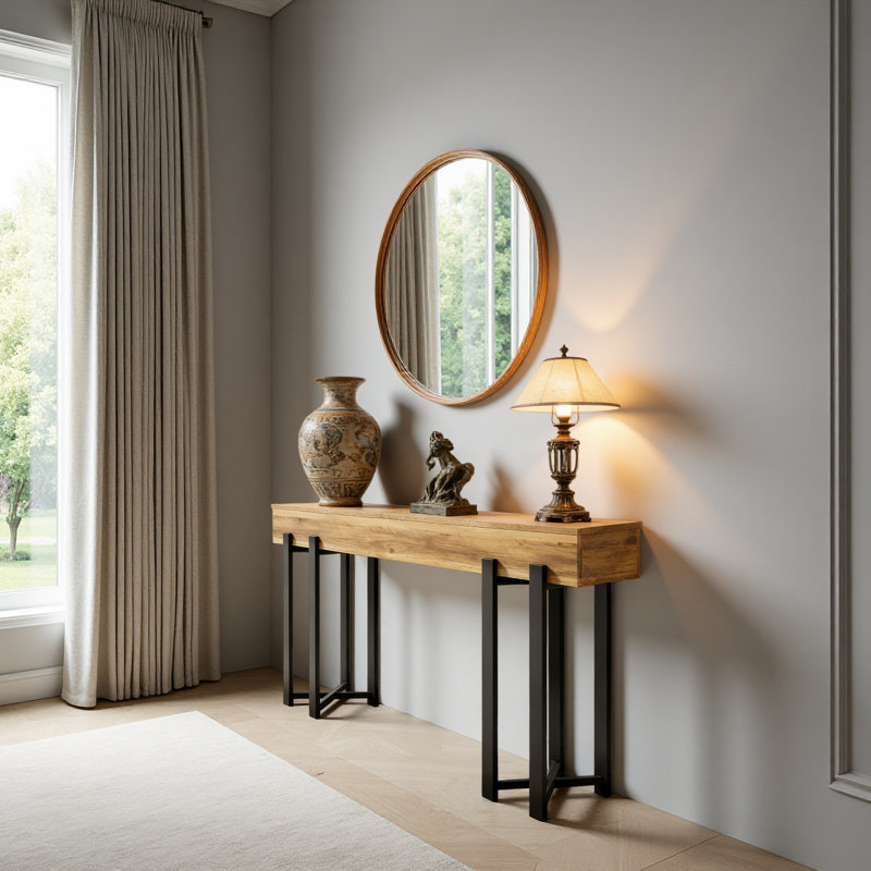 Office Display Shelf,Modern-Style Console Table,Long Sofa Table