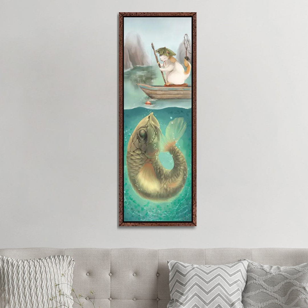 Be Careful What You Fish For - Painting on Canvas