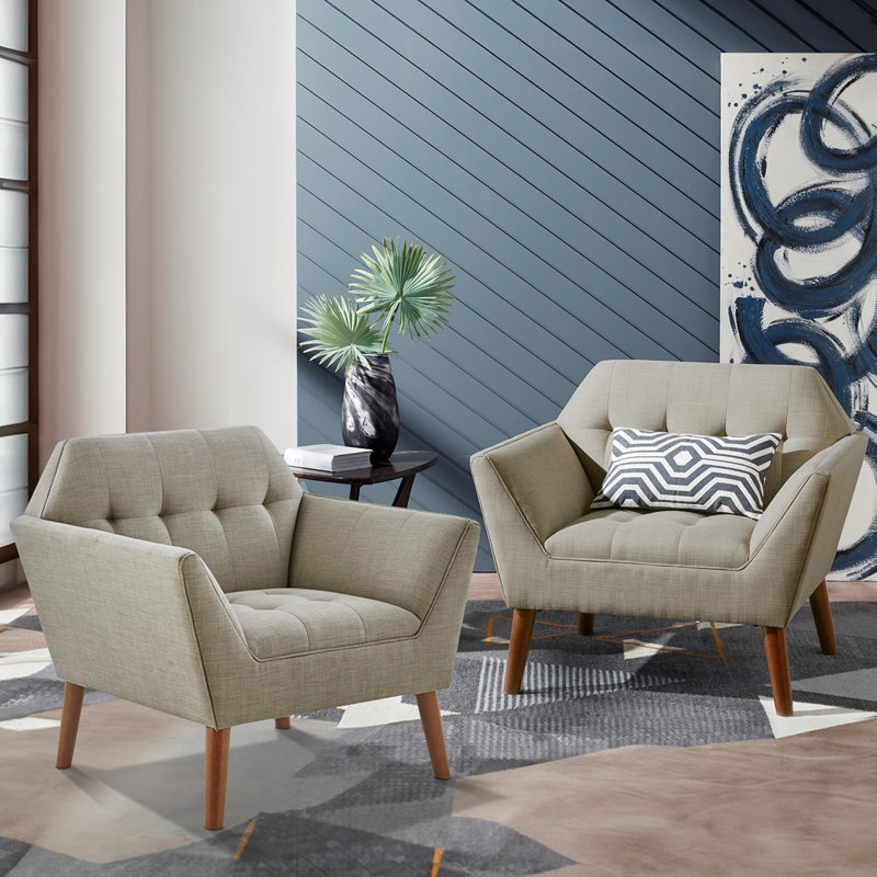 Méridienne Rhode Island, Polyester gris clair