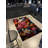 Multi-Colored Floral Rose Daisy Patterned Creative Modern Decorative Rug-1075051515