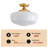 Lovina Modern Farmhouse Semi Flush Mount Ceiling Light With Opal Milk Glass Shade
