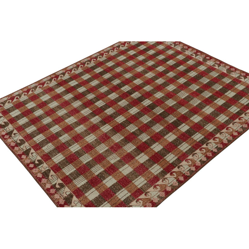 Geometric Area Rug, Rectangle 6' x 9'