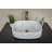 Eden Bath 14'' White Natural Stone Rectangular Bathroom Sink