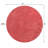 Asalia Solid Low-Pile Red Rug-50884430