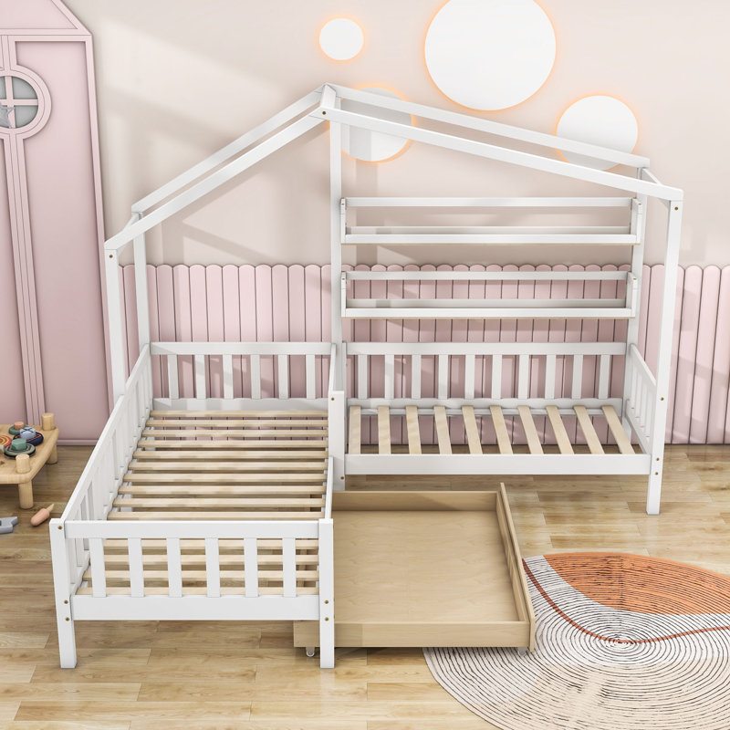 Saear 90 X 200 Cm Storage Bed, White