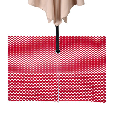 Dot on Water Repellent Round Tablecloth