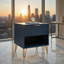Table de chevet bleu nuit-613275297
