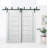 Quadro Frosted Glass Standard White Door Slab-50038754