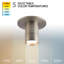 Mini-luminaire encastré cylindrique à DEL Twist-N-Lite-98294105