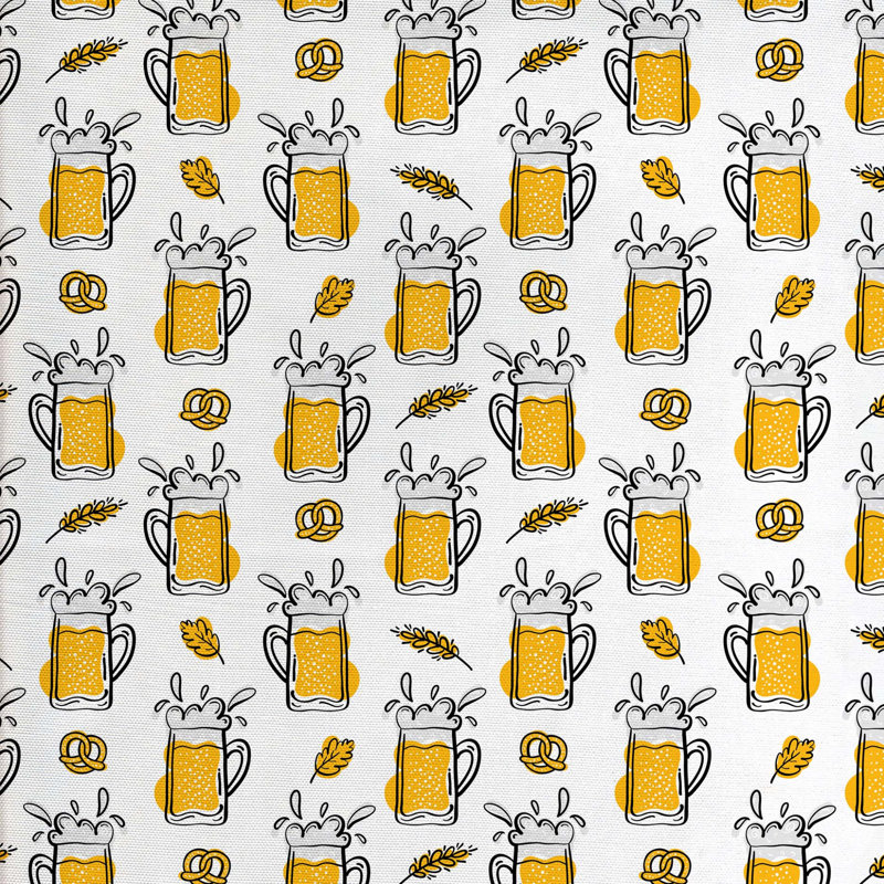 Tissu de bière, H 36 po x l 58 po x P 1 po