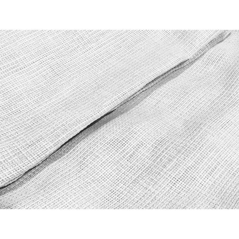 Hoyt Semi Sheer Curtain Pair, White, 38" W x 84" L