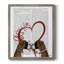 Boxer Love, toile encadrée de qualité supérieure - prête à être accrochée-1134220752-1134220753