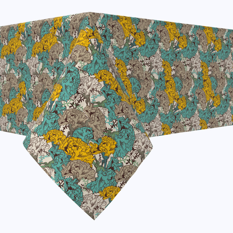 Floral 230 Cotton Tablecloths Floral, 104" x 60"