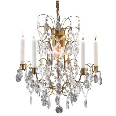 Rollins 3 - Light Crystal Chandelier