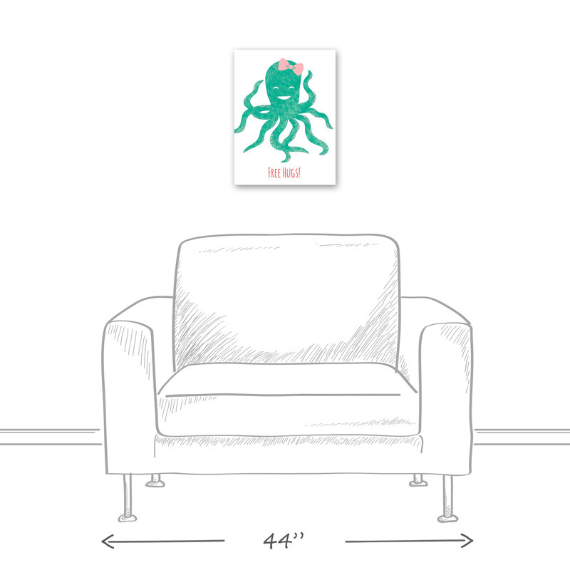 « free hugs octopus », art sur toile Jered