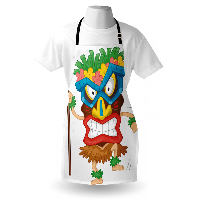 Tablier de bar tiki