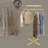51.8In Rotating Round Clothing Rack, Clothing Display Rack