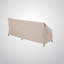 Housse pour causeuse de patio Modern Leisure Monterey, L 82,5 po x l 38 po x H 38,25 po, beige-1845901619