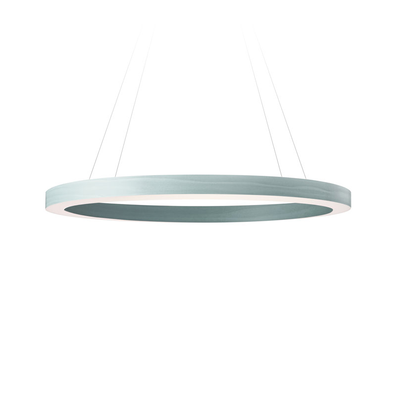 Oh! Line 1 - Light LED Pendant, 2" H x 31.5" W x 31.5" D, Sea Blue