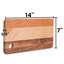 CONSDAN Mixed Hardwood Cutting Board, Food-Safe Kitchen Chopping Board for Meat, Vegetables, Fruits-77558883