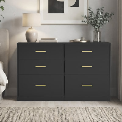 47" W Holsworthy Storage Cabinet With 6 Drawers
