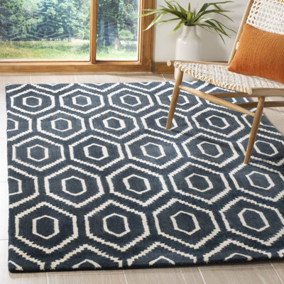 Forsberg Hand Tufted Wool Geometric Rug