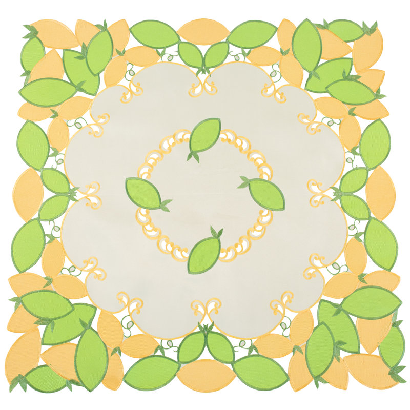 Cianny Lemon Lime Table Topper
