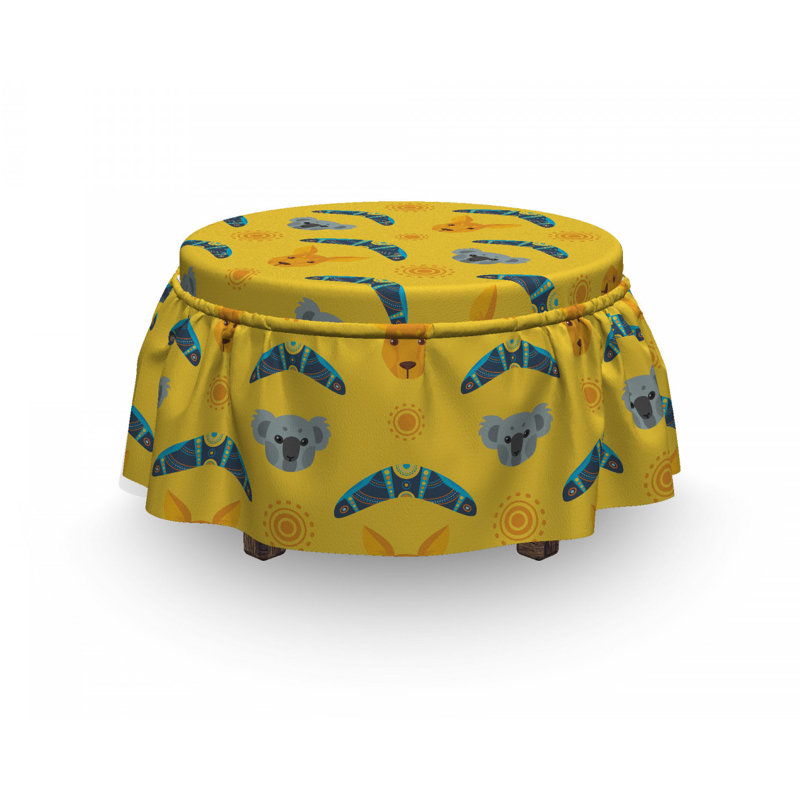 Housse pour repose-pieds boomerang