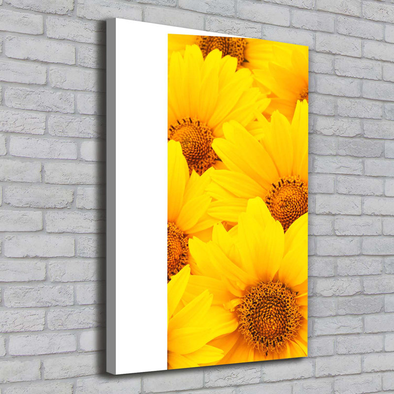 Sunflowers - Wrapped Canvas Print