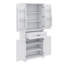 Armoire de salle de bain avec rangement, portes, tiroir, compartiments multiples et tablette réglable-1422512119
