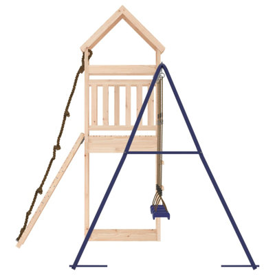 Guay Freeport Park Pine Swing Set with Swing(s) , Slide(s)