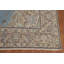 Tapis bleu fait à la main 8 x 11 po