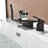 4-Hole Deck Mounted Tub Faucet With Hand Shower Waterfall Bathtub Faucets Brass Single Handle Tub Fillers With Valve-108199707