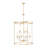 Ain 9 Light Chandelier in Rubbed Brass-888902169