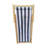 Populus Wood Sling Chair Blue Stripe Broad Blue Stripe Folding Chaise Lounge Chair-2PCS, Chair-426475270