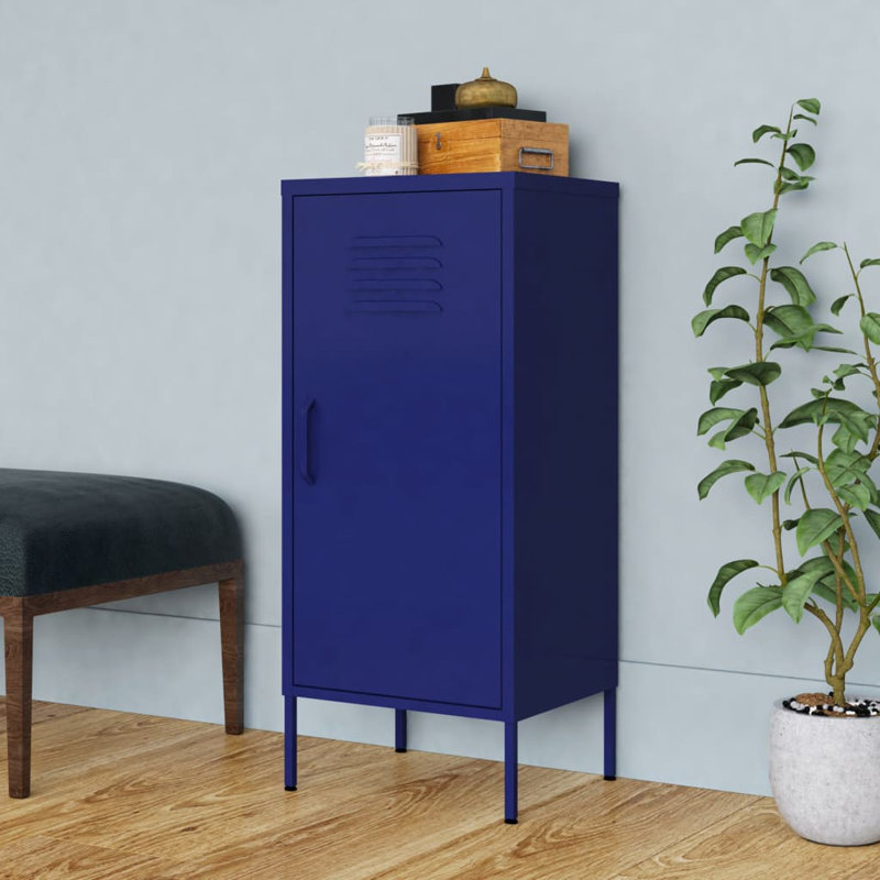 Everaldo Storage Cabinet, Navy Blue