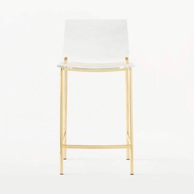 Izidora Counter Stool with Metal Frame