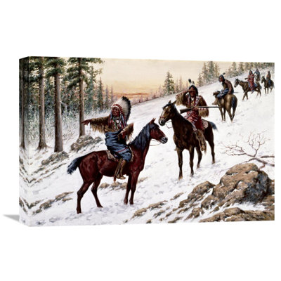 " Indians On The Trail " by John Hauser