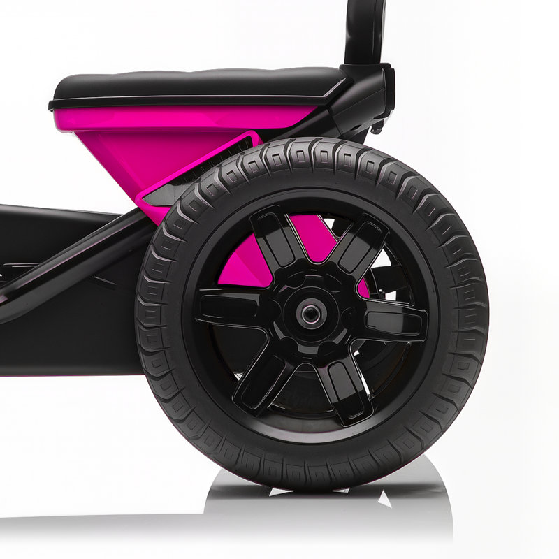 Zoomie Kids Go Kart, Pink