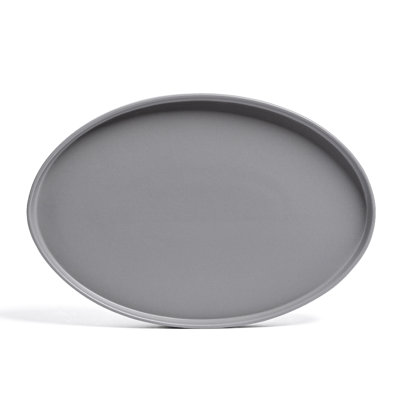 Plateau de service ovale empilable